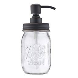 100 Packs Orb Finish Rust Proof 304 Stainless Steel Soap Pump & Lid Diy Mason Jar Dispenser - No Jars - thumbnail 4