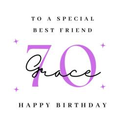 Best Friend 70Th Birthday Candle Gift Set Box Gifts Friends - thumbnail 4