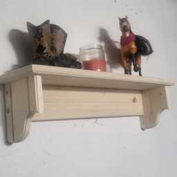 White 24 Inch Wall Shelf 5 & 1 Half Deep - thumbnail 3