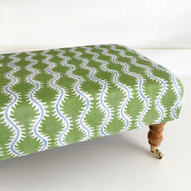 Coffee Table Footstool in Linwood Helter Skelter Borneo - image 1