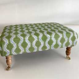 Coffee Table Footstool in Linwood Helter Skelter Borneo - thumbnail 2