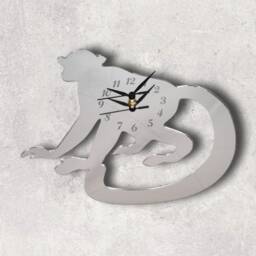 Monkey Acrylic Clock - Many Colours Available - Bespoke Shapes & Sizes Made - thumbnail 2