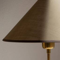 White Ceramic Table Lamp Modern Minimalist Lighting - thumbnail 3