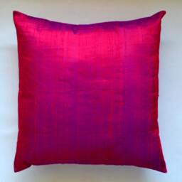 Fuchsia & Purple Dupioni Pure Silk Cushion Cover/Sham 12x12, 12x16, 12x20, 14x20, 14x24, 16x16, 18x18, 20x20, 22x22, 24x24 & 26x26 - D109 - thumbnail 4