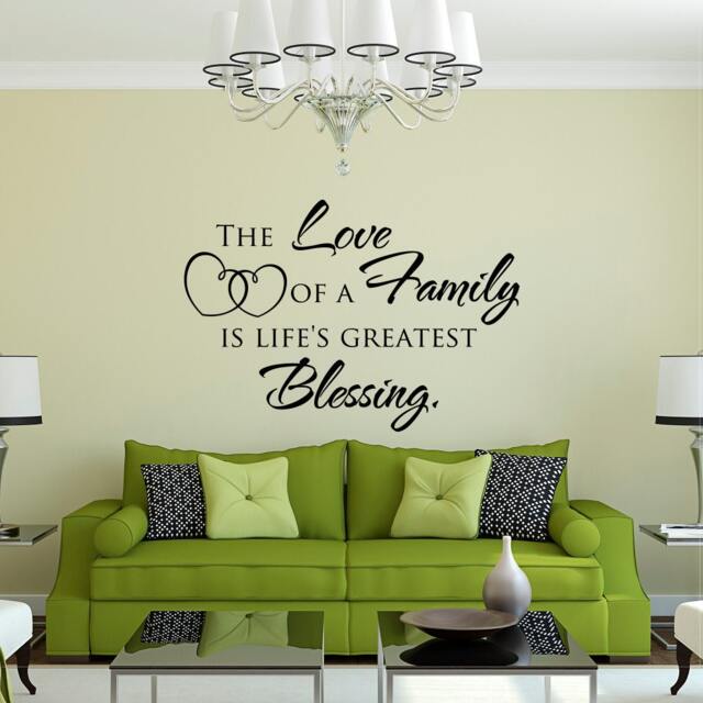 Family Wall Quote Decal The Love Of A Vinyl Sign P61 - image 1