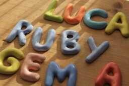 Handmade Custom Ceramic Letters - thumbnail 1