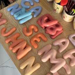 Handmade Custom Ceramic Letters - thumbnail 2