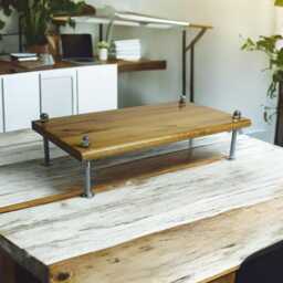 "30"" Cids Monitor Stand Pine 1" - thumbnail 3