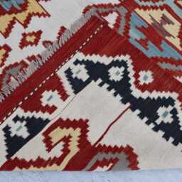 5x7 Ft Maimana Flatweave New Rug, Tribal Afghan Chubi Kilim Turkmen Color Design Oriental Rug, Rug For Bedroom, Living Room Carpet - thumbnail 4