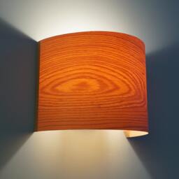 Wood Wall Sconce For Hallway Home-Decor - Veneer Light Unique Bedside Lamp Modern Foyer Lighting Best Summer Style Decor Arc - thumbnail 2