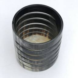Handmade Buffalo Horn Hurricane Stripe Pattern , Candle Holder , Tea Light Home Decor Decor New Year Gift - thumbnail 3