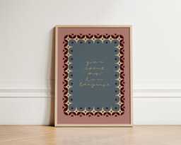 My Love Language Print, Loving Nursery Hand Drawn Family Whimsical Art Living Room Homely Unframed - thumbnail 1
