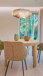 Zeppelin Wood Pendant Light - Modern Ceiling Chandelier For Bedroom Or Dining Room - thumbnail 1