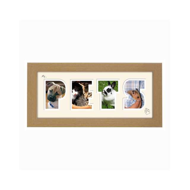 My Pets Photo Frame Word Name Special Gift Pet - 19 By Photos in A Word - image 1