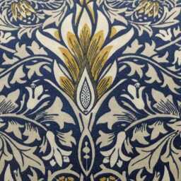 William Morris Snakeshead Cushion Cover, Vintage Botanical Art Nouveau Pillow 14x18 - thumbnail 2