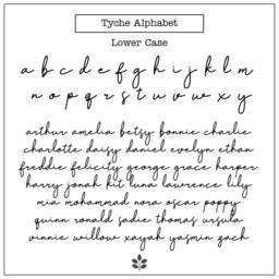 Personalised Handwriting Name Sign Wall Art Script Font Nursery Decor Bedroom Kids Room - Tyche - thumbnail 2
