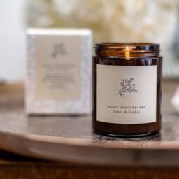 Personalised Anniversary Candle - Thoughtful, Unique, Gift For Couple - thumbnail 2