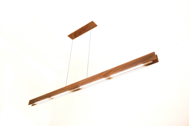 Wooden Ceiling Light With Motion Sensor Dimmer Switch - image 1