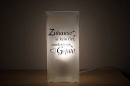 Lamp With Slogan, Customizable - thumbnail 1