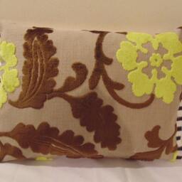 Designers Guild Velvet Khasikov Coca Cushion Cover - thumbnail 2
