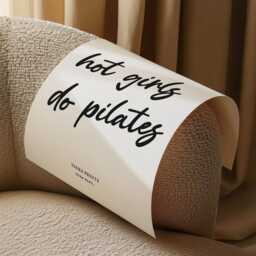 Pilates Poster Quote - Fitness Studio Wall Art - thumbnail 3