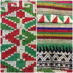Vintage Handmade Tribal White Thai Textile Silk Cotton Pillow Cover - thumbnail 2