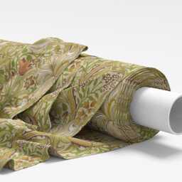 Custom Made William Morris Golden Lily Cornsilk Blackout/Lining Curtains Pinch /Triple/Double Pleat - thumbnail 3