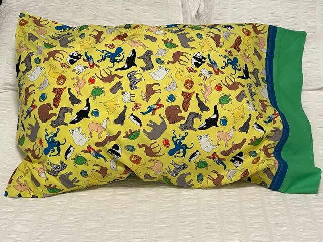 Animal Pillow Case - Fish Gift Marine Standard Octopus Lion Bear Panda - image 1