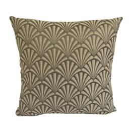 Clarke & - Chrysler Mocha Stunning Art Deco Designer Cushion Cover Throw Pillow - thumbnail 2