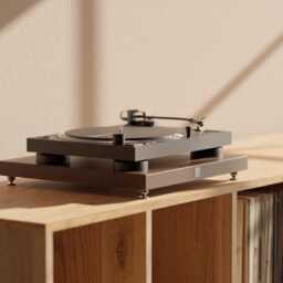 American Black Walnut Isodeck Turntable Plinth - Isolation Platform Record Player Stand Player Plinth Hifi Rack - thumbnail 3