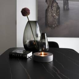 Cava Charcoal Organic Concrete Candle - Essential Oils Beton Hand Crafted Vegan Reusable Container Eco Friendly-Aromatherapy - thumbnail 3
