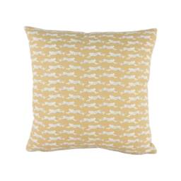 Schumacher - Leaping Leopards Sand Sleek Chic Designer Leopard Cushion Cover Handmade Throw Pillow Luxury Home Decor - thumbnail 2