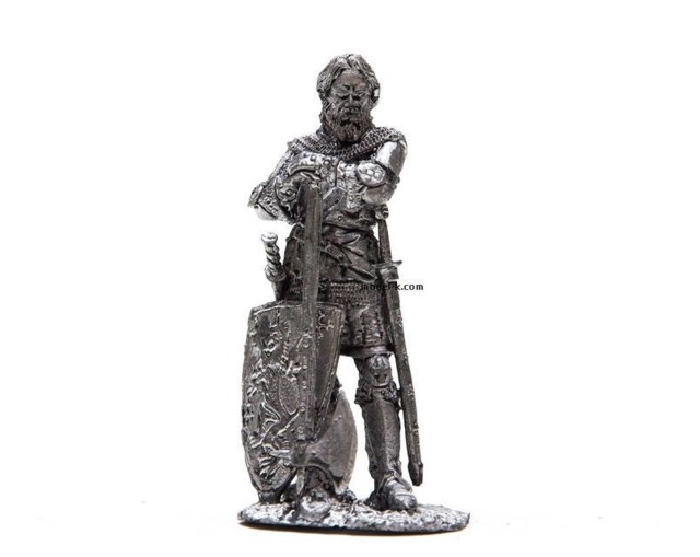 Tin 54mm England. Knight 14Th Century Metal Castings - image 1