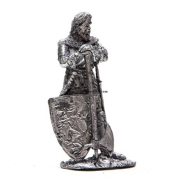Tin 54mm England. Knight 14Th Century Metal Castings - thumbnail 2