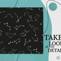 Constellation Galaxy Pattern Vinyl Flooring, Black Homecoming Proposal Ideas, White Vivid Colors Ink, Stars Eco Friendly Floor, Custom Print - thumbnail 2