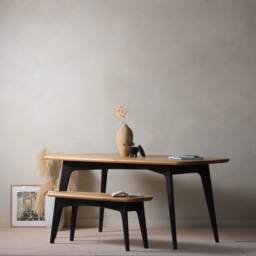 Konk ??? Kross 2.0 Bench [Oak] Bespoke Sizes Available Modern Oak Seat, Minimalist Dining, Hallway Seating, Side Table - thumbnail 2