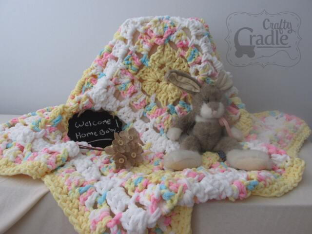 Cuddly Rainbow Baby Blanket - image 1