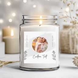 Love & Miss You Always - Candle Label L Custom Memorial