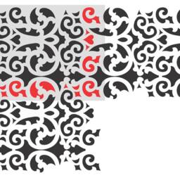 Moroccan Wall Decor Stencil Menara Garden, Allover For Diy - thumbnail 4