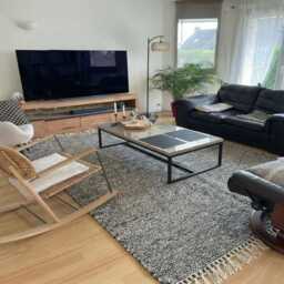 Black White Speckled Moroccan Rug - Hand Tufted Shag Berber Rugs Modern Living Room - thumbnail 4