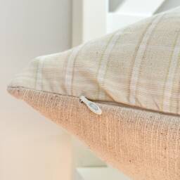 Brown Tribal Hemp Hand Woven Natural Dye Color Hmong Lumbar Pillow Cover - thumbnail 4