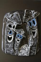"Handmade Ceramic ""Happy Family" - thumbnail 1