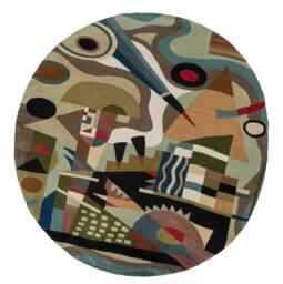 Zaida Kandinsky Abstraction Rug - thumbnail 1