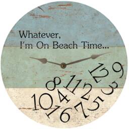 Whatever I'm On Beach Time Clock-Whatever Wall Clock - thumbnail 3