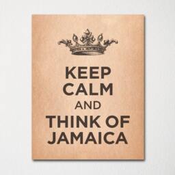 Keep Calm & Think Of Jamaica - Any Location Available Fine Art Print Choice Color Purchase 3 Receive 1 Free - thumbnail 3