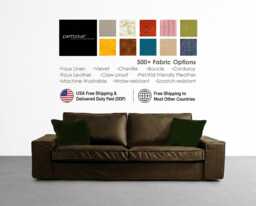 Kivik Cover, 3 Seat Sofa Replacement Slipcover, Couch, Custom Made - thumbnail 1