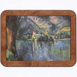 Lake Annecy Framed Art Print, Paul C??zanne Landscape, Wooden Frame - thumbnail 3