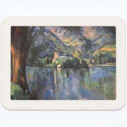 Lake Annecy Framed Art Print, Paul C??zanne Landscape, Wooden Frame - thumbnail 2