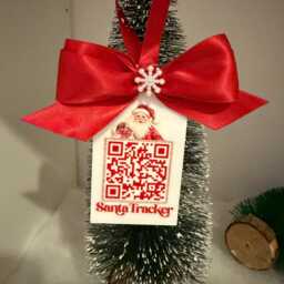 Santa Tracker Ornament-Christmas Tree-Decoration With Qr Code-Track Santas Journey-Fun Christmas Eve Gift For Kids - thumbnail 4