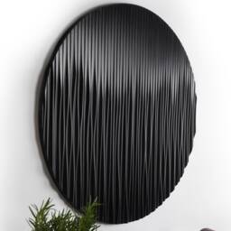 Floating Hall Console With 1 Black & Walnut Drawer Modern Wall Decoration/Tv Stand Cabinet/ Cabinet - thumbnail 4